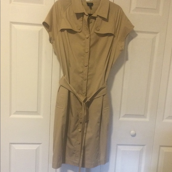 Talbots Dresses & Skirts - 👗Vintage safari Talbots dress with 2 pockets